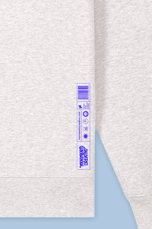 Felpa Girocollo _ Logo _ Grigia